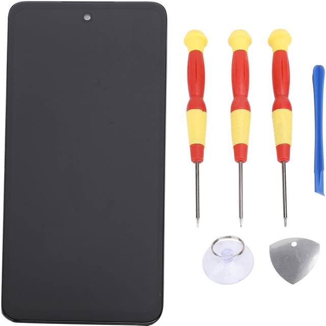 LCD Display Touch Digitizer Assembly Mobile Phone Screen Replacement for XT2417 5G 2024 with Frame