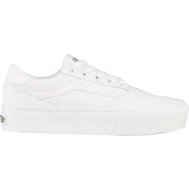 Brooklyn LS Platform W sneakers, WHITE/WHITE, Dam, 7.5