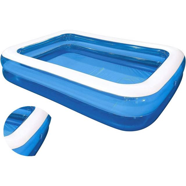 "Abaseen 79"" Large Paddling Pool inflatable for kids | Family Pool for Kids and Adults | Indoor Outdoor Pool | Ideal for Kids Swimming in Summer | Easy"