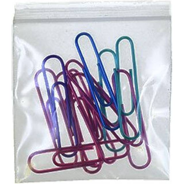 uGems 3 X 3 6 mil Heavy-Duty Puncture Resistant Clear Reclosable Resealable Zipper Bags  100