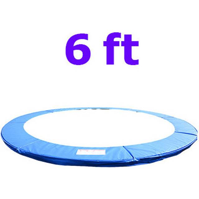 (6FT Blue) Greenbay 6ft 8ft 10ft 12ft 13ft 14ft Replacement Trampoline Surround Pad Foam Safety Guard Spring Cover Padding Pads