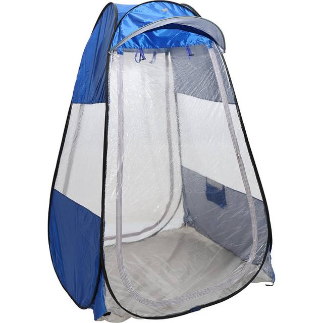 (Blue) Outdoor Camping Single Pop-up Tent Waterproof Anti-UV Canopy Sunshade Shelter