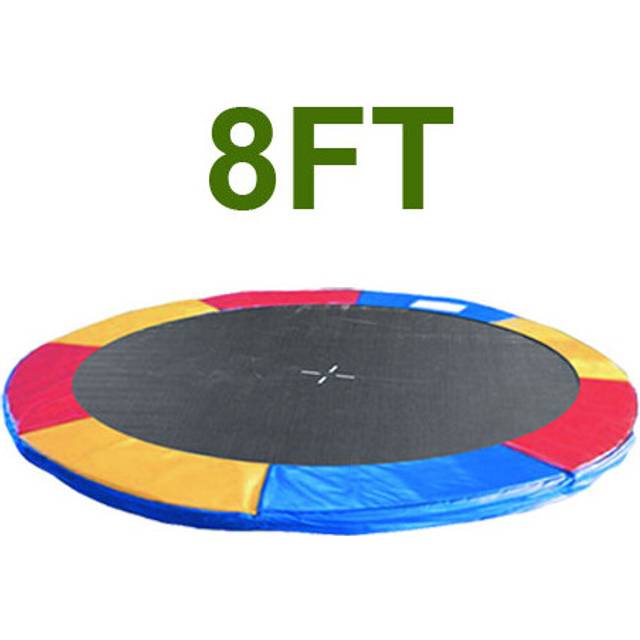 (8FT Tri-colour) Greenbay 6ft 8ft 10ft 12ft 13ft 14ft Replacement Trampoline Surround Pad Foam Safety Guard Spring Cover Padding Pads