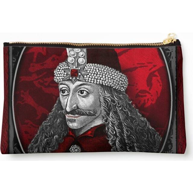Makeup Bag Vlad Dracula Gothic Cosmetic Organizer Tyvek Paper Bags Zipper Pouch