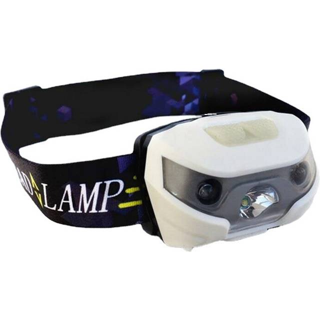 (White) LED Bicycle Sensing Headlamp Hand Free Sensor Bike Light Waterproof USB Charge Headlight ABS
