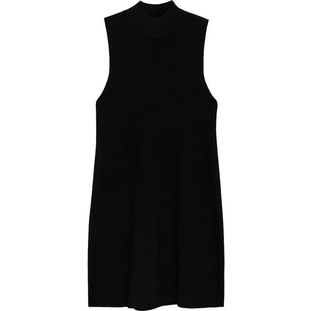 Mango Sesete High Neck Sleeveless Mini Dress