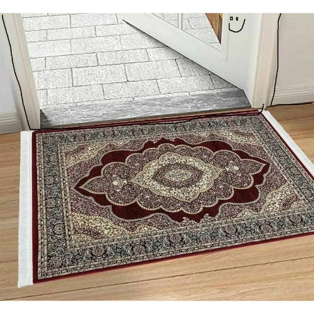 Indoor Doormat - Red (60cm W X 110cm L)