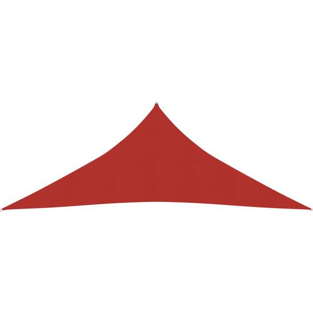 Baho 4.5m x 4.5m Triangular Shade Sail - Red (450cm W X 450cm D)