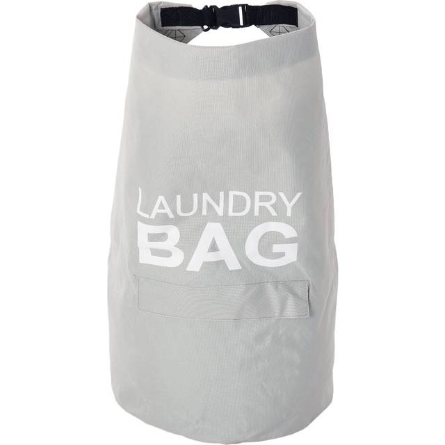 Chaia 600D Oxford Cloth + PE Coating Free-Standing Laundry Bag - Black (70cm H X 36cm W X 36cm D)