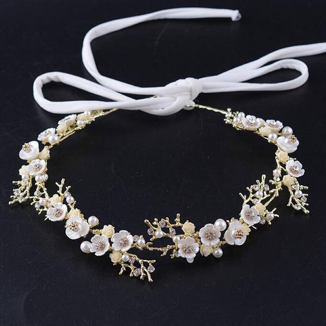 FXmimior Silver Bridal Wedding Crown Headband Women Crystal Tiara Headpiece Wedding Hair Accessories