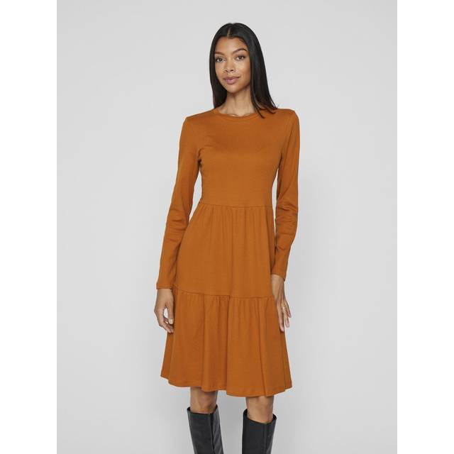 Long Sleeved Knee-length Dress