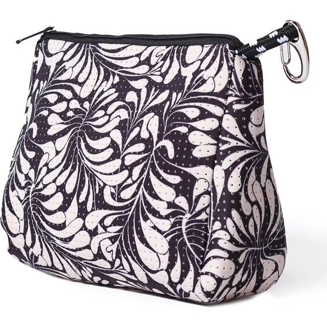 POPUPS Large Makeup Bag with Zipper - Waterproof Neoprene Cosmetic Bag 7.7 x 10.75 x 5 inches