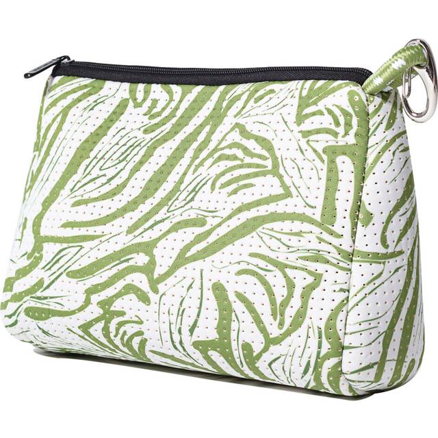 POPUPS Large Makeup Bag with Zipper - Waterproof Neoprene Cosmetic Bag 7.7 x 10.75 x 5 inches