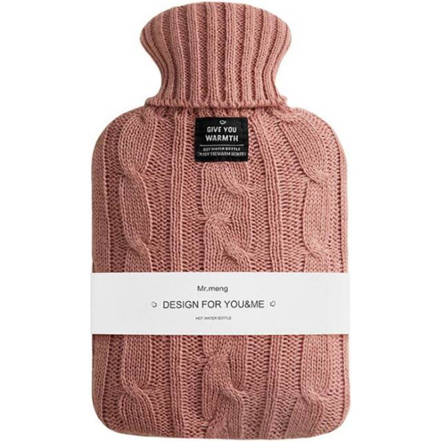 2000ml Large Capacity Hot Water Bottle Quality Hot Water Bottles With Knitted Cover Winter Warm Heat Reusable Hand Warmer