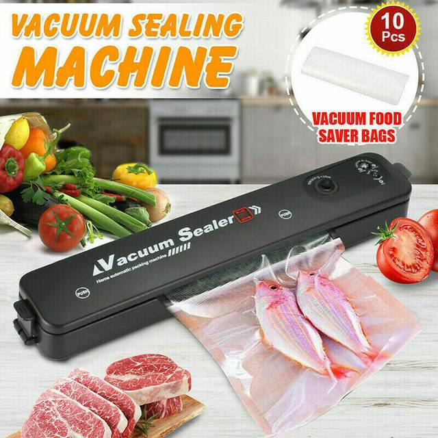 Vacuum Food Preservation Sealer with Liquid Crystal Display Automatic Sealing Machine for Storage