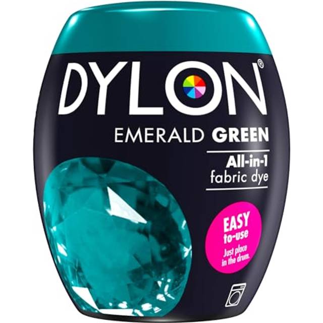 DYLON Emerald Green All-in-1 textilfärg (för fräscha och intensiva färger) 1 x 350 g