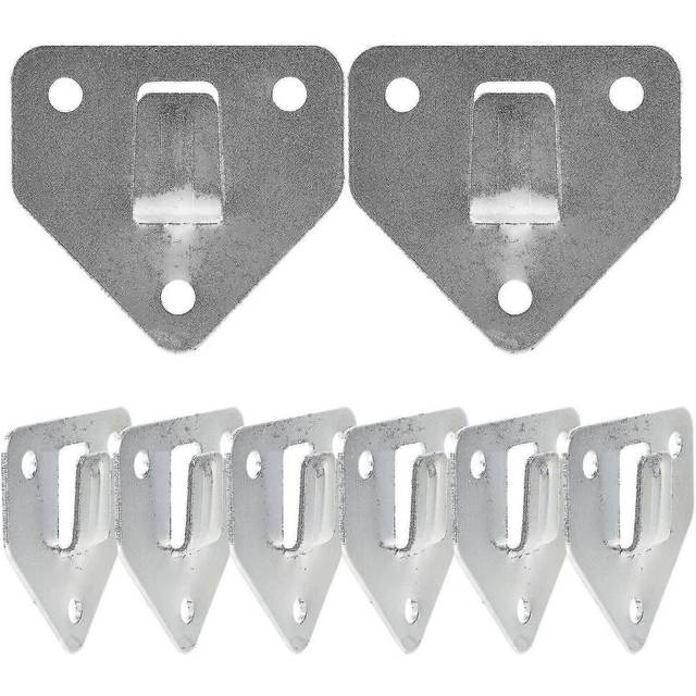 (Red, One size) 8 Pcs Wall Mount Fire Extinguisher Hook Heavy Duty Fire Extinguisher Bracket Holder