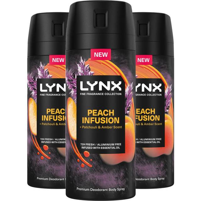Lynx 72Hr Fine Fragrance Peach Infusion Body Spray 150ml