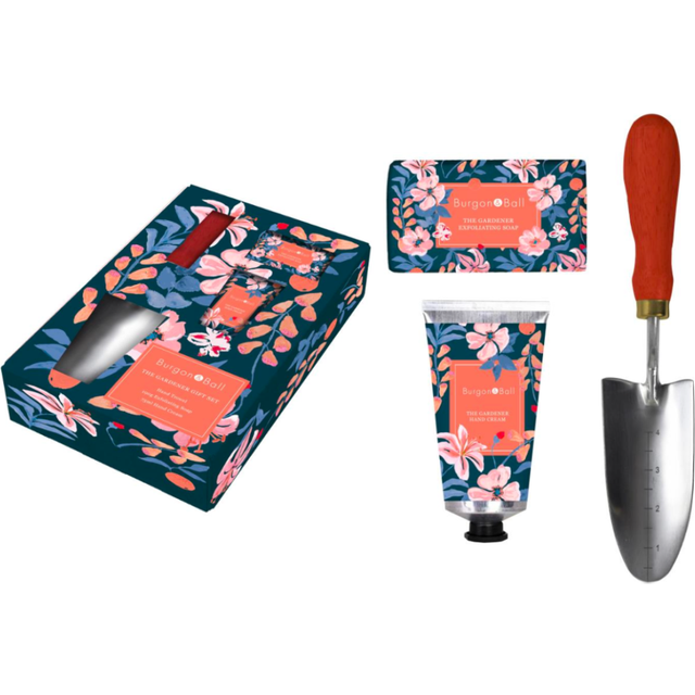 Burgon & Ball Hand Cream, Hand Soap and Trowel Pink Grapefuit Gift Set