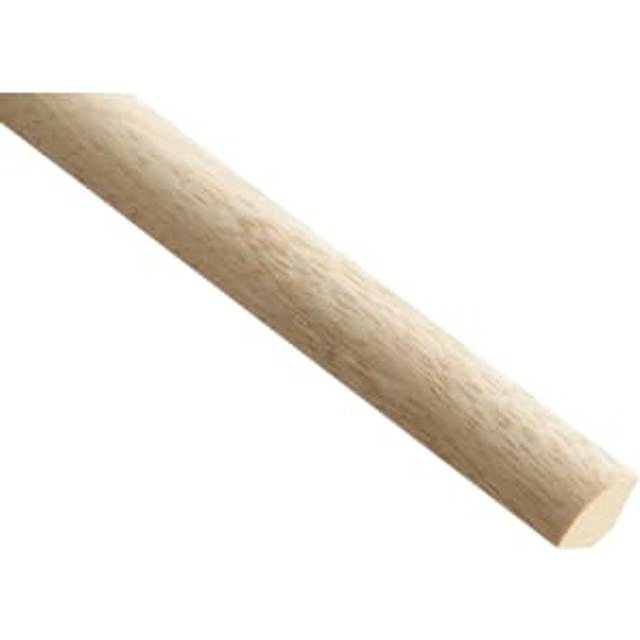 Wickes Light Hardwood Quadrant Moulding - 15 x 15 x 2400mm - Natural