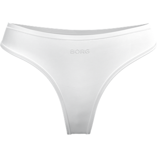 Björn Borg W Soft Touch Thong 1p Underkläder Brilliant White - Small