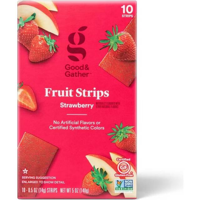 Good & Gather Strawberry Fruit Strips 5oz/10ct