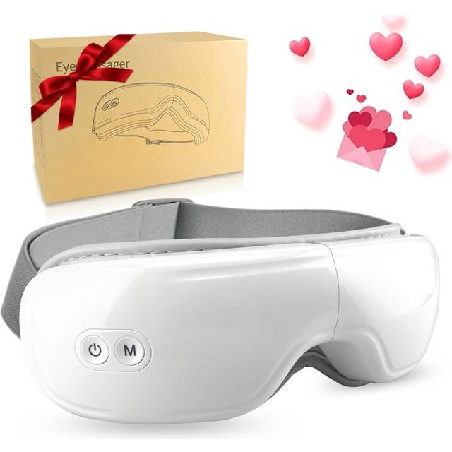 Intelligent Eye Massager with Heating, Heated eye mask massager with compression and Bluetooth, Face Massager, Eye Care Device