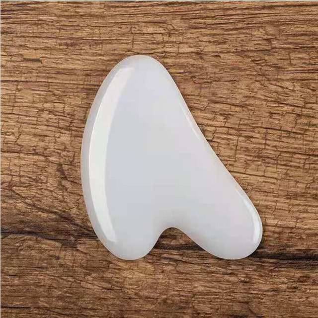 (a-Jade Roller) Natural Jade Guasha Massager Stone Gua Sha Board Beauty Tool Health Care Guasha Scraper Face Lifting Massage Meridian Scraping