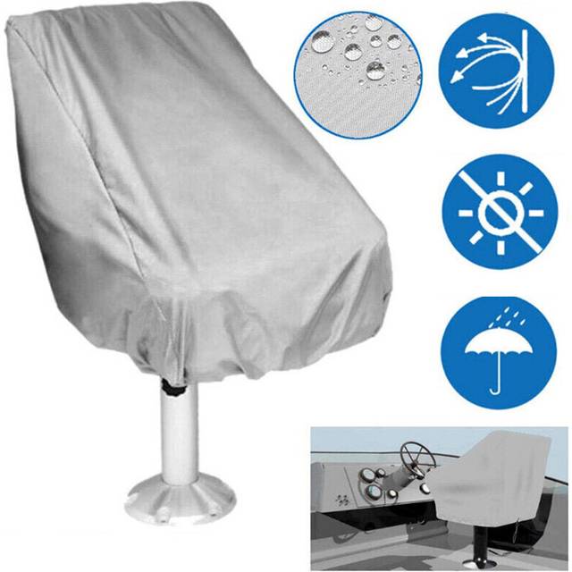 Boat Seat Cover Waterproof Boat Bench Chair Seat UV Resistant Protective Covers Furniture Covers Outdoor Sea