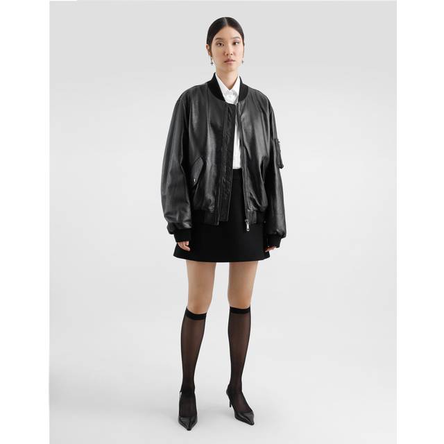Dolce&Gabbana Wool and silk miniskirt - black (UK 4)