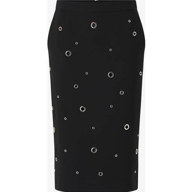 Second Eyla Pencil Skirt Dam Midikjolar Stl. M - Från Magasin - Black (M)