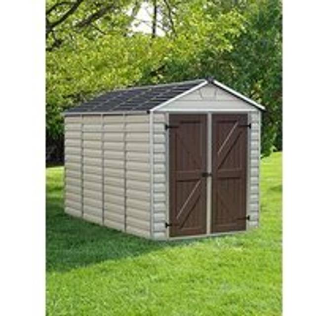 Canopia By Palram Skylight Shed 6X10 Tan - Special Pack