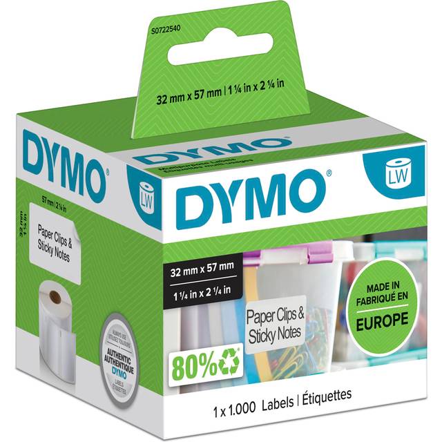 Dymo 11354 (S0722540) DirectLabel-etikettes, 57mm x32mm