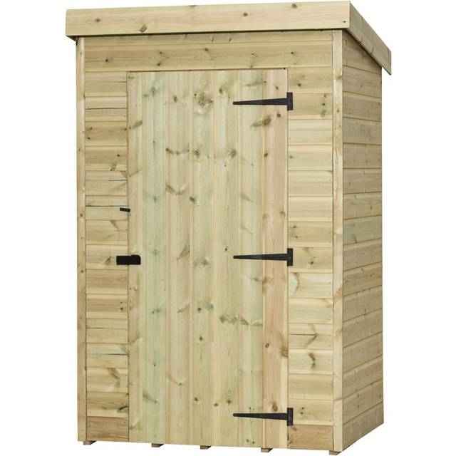 Empire Sheds Empire 1000 Pent 4x3ft Wooden Garden Shedsingle Door, Green