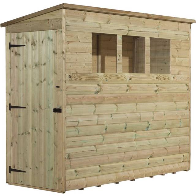 Empire Sheds Empire 2600 Pent 7x3ft Wooden Garden Shed Door Le Side Panel, Green