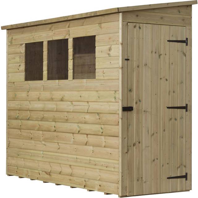 Empire Sheds Empire 2800 Pent 7x3ft Wooden Garden Shed Door Right Side Panel, Green