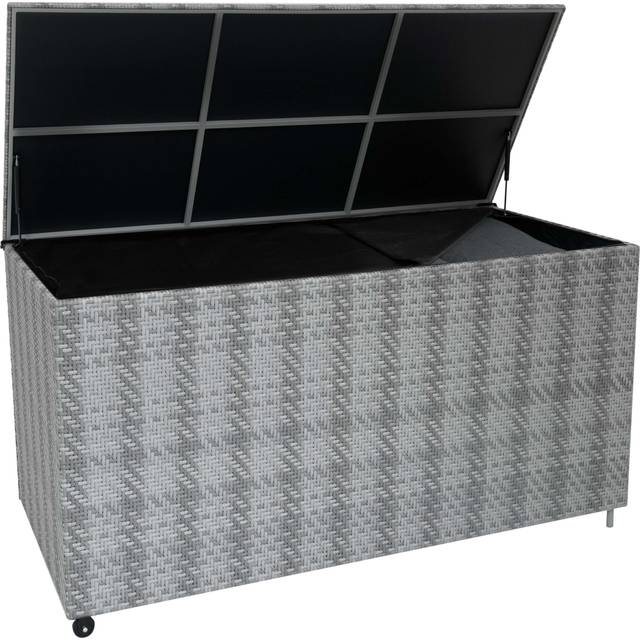 (Storage Box 700L, Grey) Rattan Modular Garden Furniture