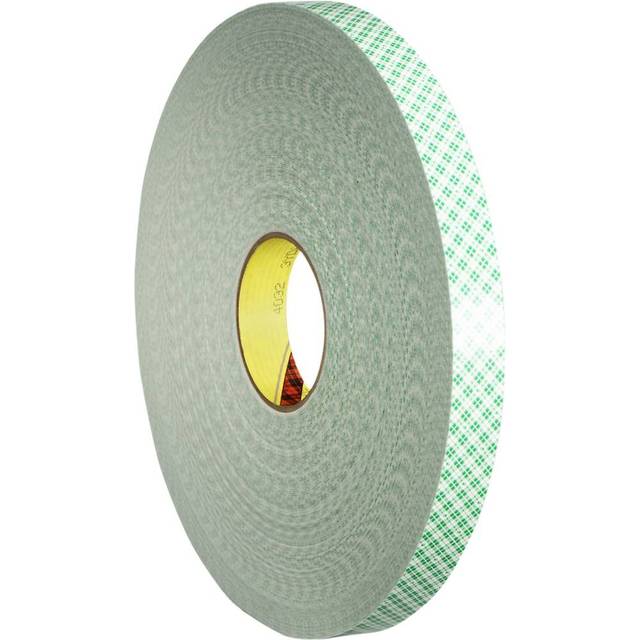 3M 40321910 4032 Double Coated Urethane Foam Tape White 10 m x 19 ...