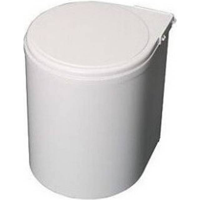 (White) Automatic waste bin under sink 13l