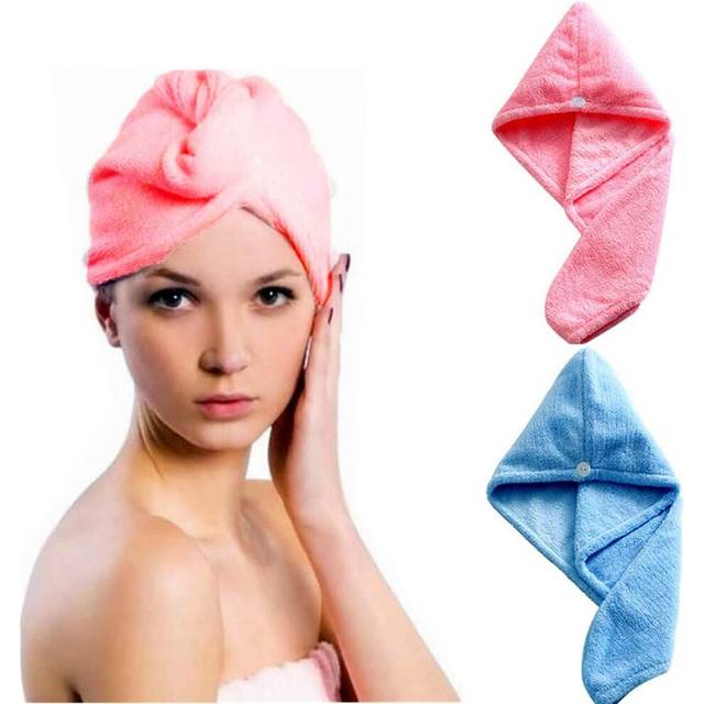 Hair Towel Wrap Super Absorbent Quick Dry Bath Shower Dry