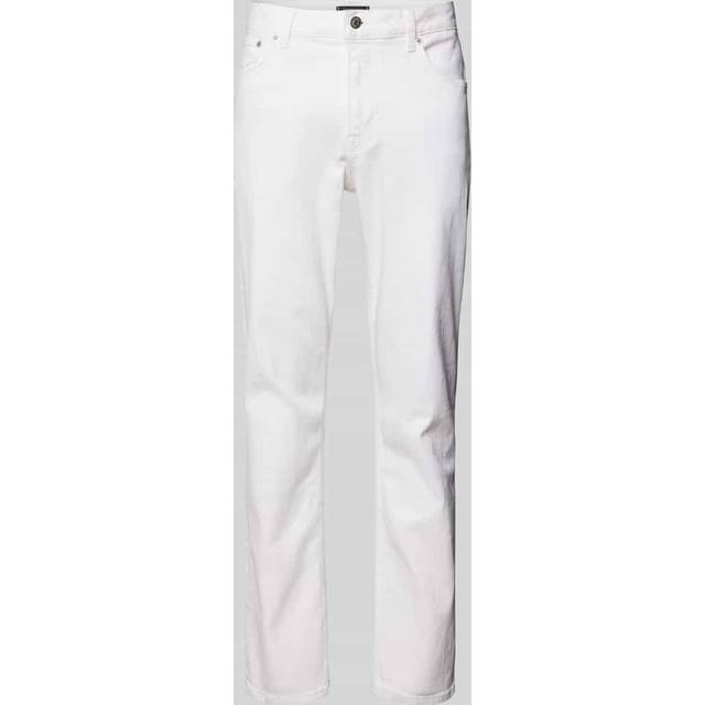 Denton White Straight Leg Jeans