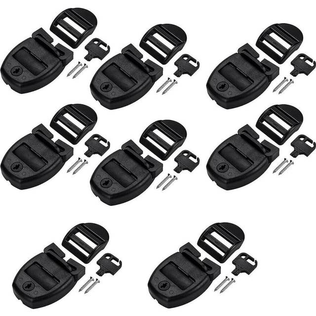 8 Sets Spa Hot Tub Cover Broken Latch Repair Kit Spa Cover Lock Slot Replacement Latches Clip Lock