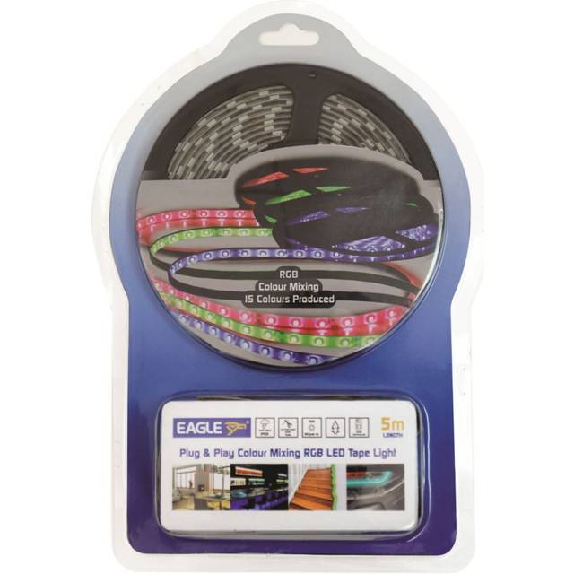 Eagle 12V RGB LED Tape Light Kit Inc In-line PSU