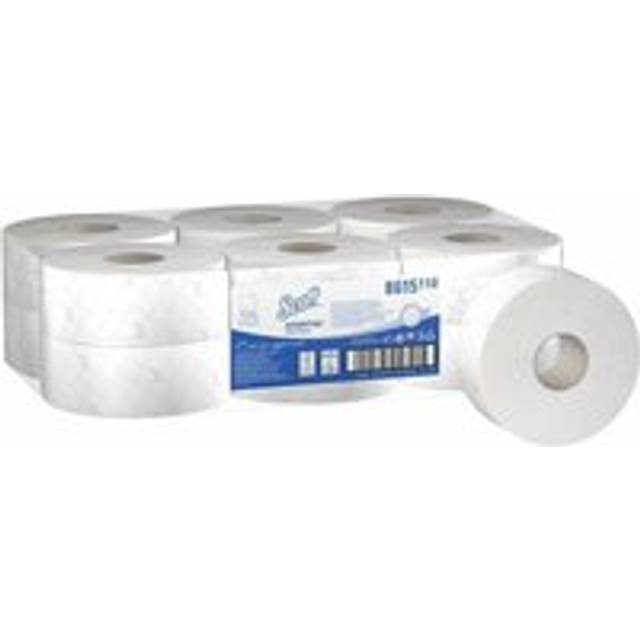 Scott essential jumbo roll toilet tissue 8615 - 2 ply toilet paper - 12 rolls x