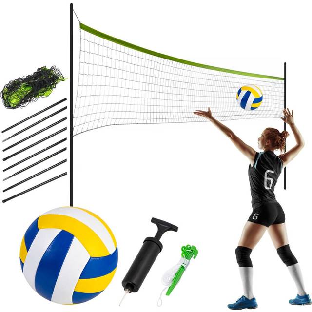 Net and stand for volleyball and badminton, 570 cm