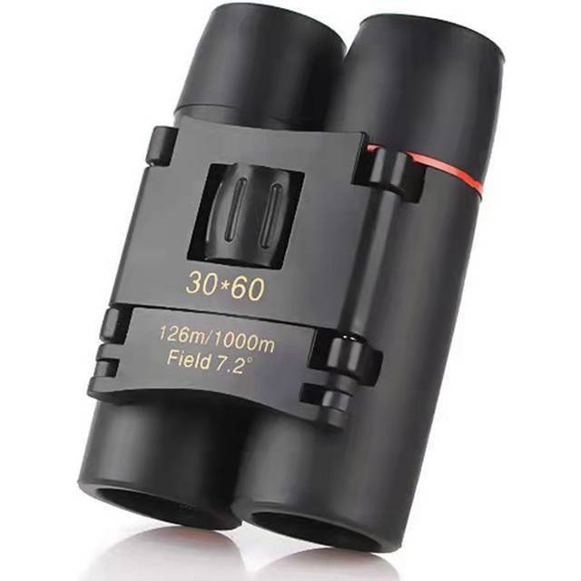 Red Film 30x60 Binoculars, High-Definition Mini Portable Outdoor Suitable for Bird Watching and Travel