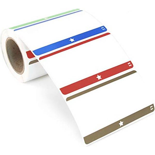 L LIKED 200 Stickers - 2 x 3.5 Removable Freezer Labels Food Storage Stickers Refrigerator Freezer Paper Labels