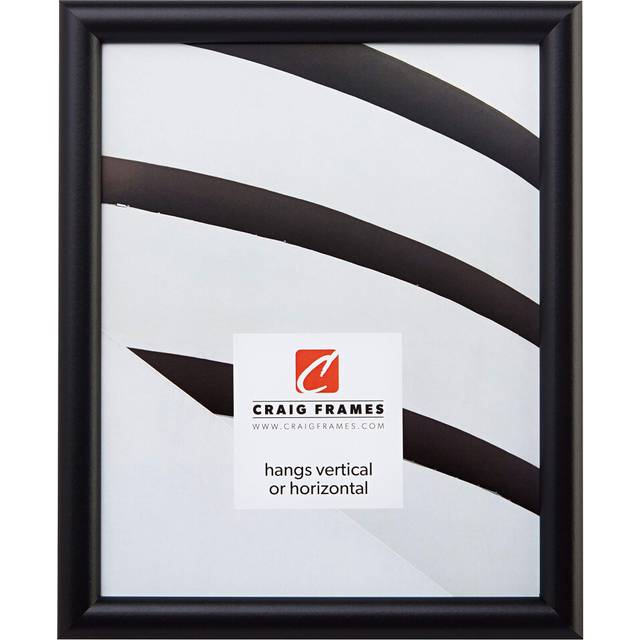 Craig Frames FW2BK 11 by 14-Inch Picture Frame  Smooth Finish.765-Inch Wide  Black