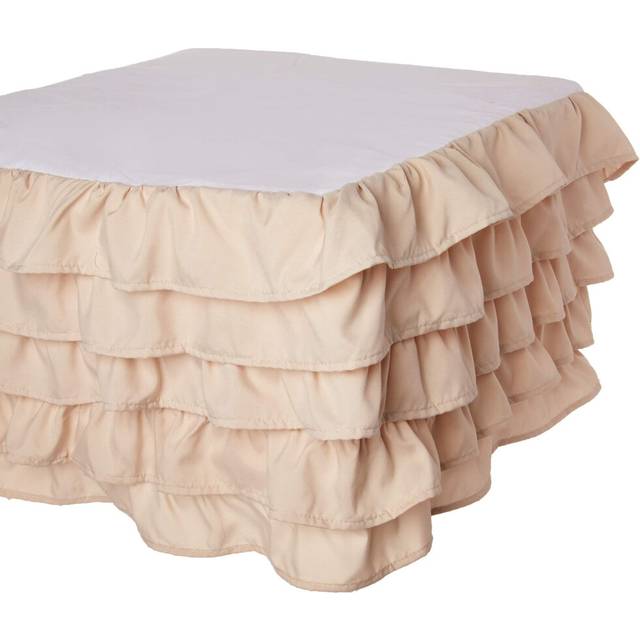 Elegant Comfort Luxurious Premium Quality 1500 Thread Count Wrinkle and Fade Resistant Egyptian Quality Microfiber Multi-Ruffle Bed Skirt - 15inch Dro