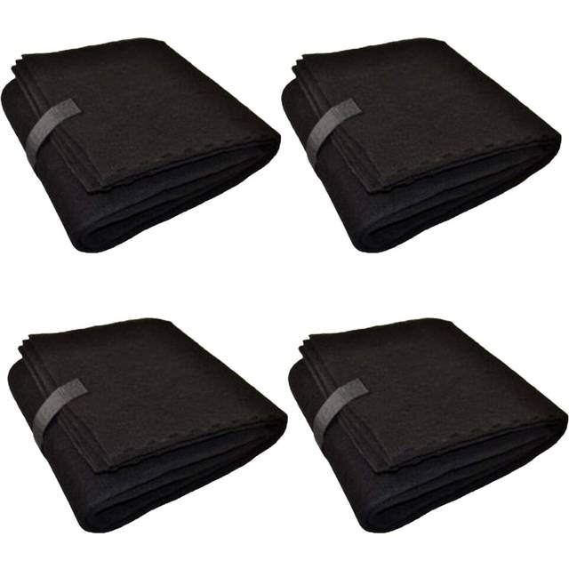 CFS - Pack of 4  Universal Cut to Fit Carbon Pre-Filter Pad Roll for Air Purifiers  Range Hood  Furnace Filters  & Air Conditioner Filters -